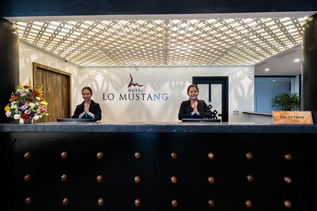 Resurgence Travel Hotel Mustang Reception