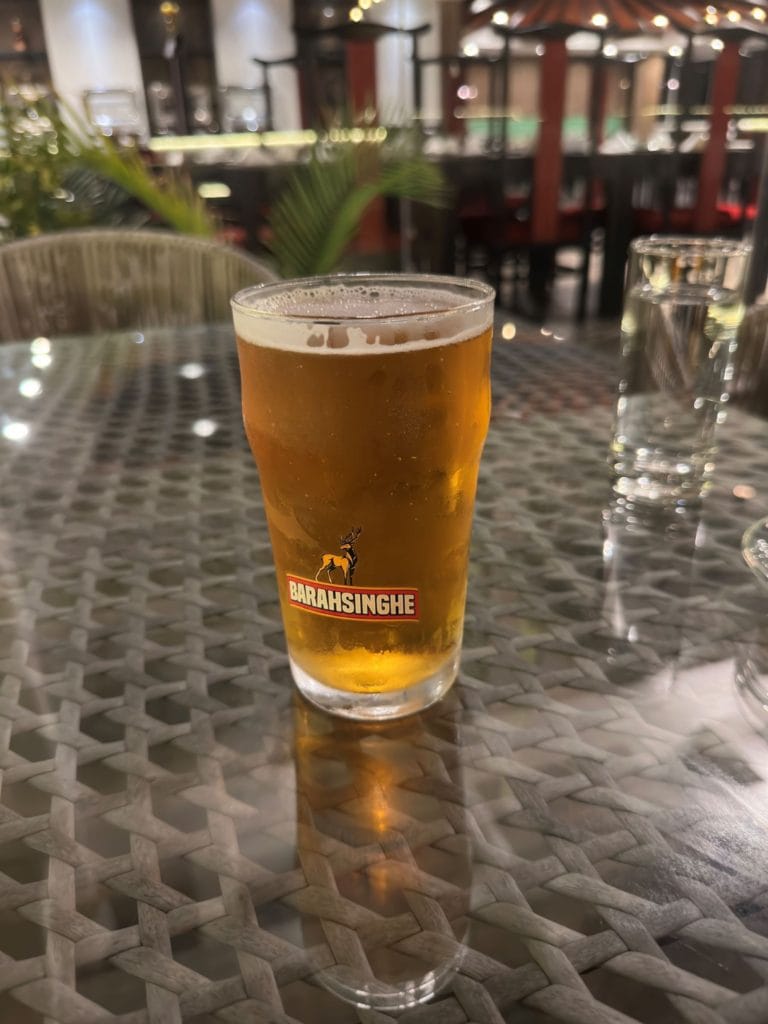 Quiet beer after trekking Nepal with Resurgence Travel