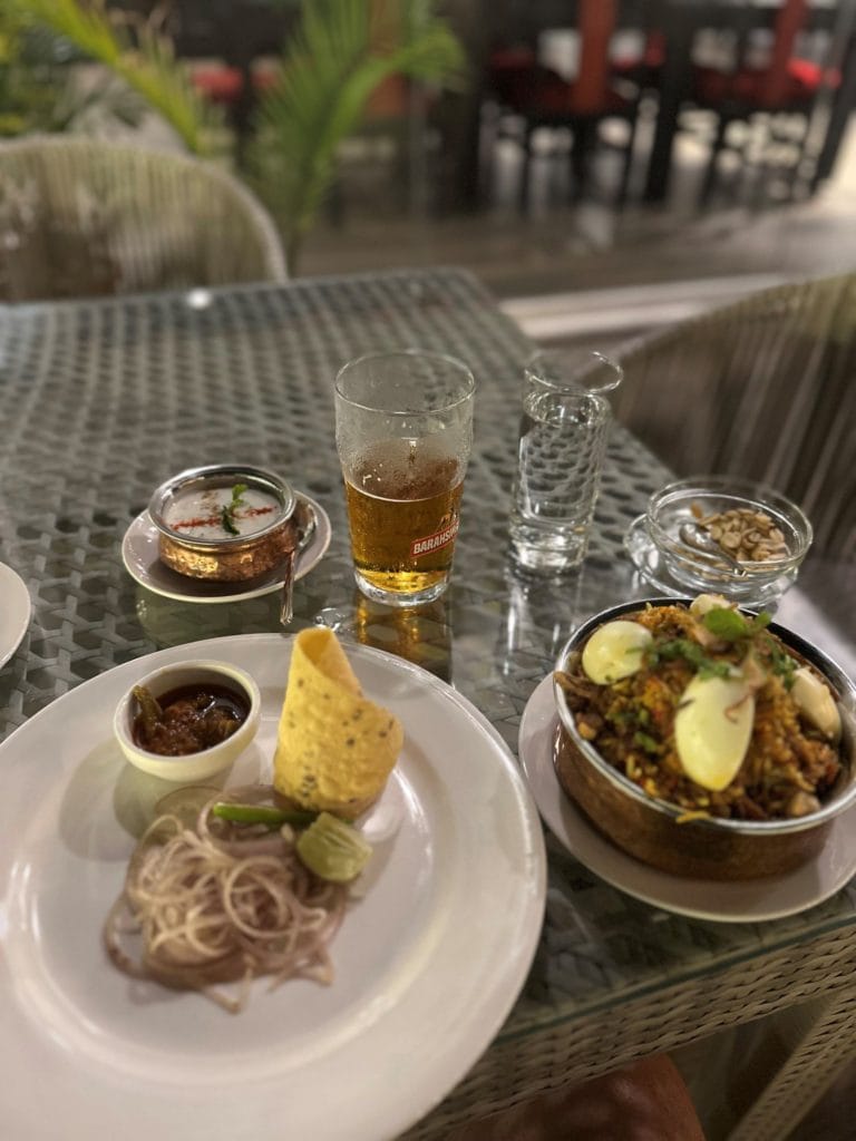 Resurgence Travel - Beer at Mustang Hotel - while trekking Nepal