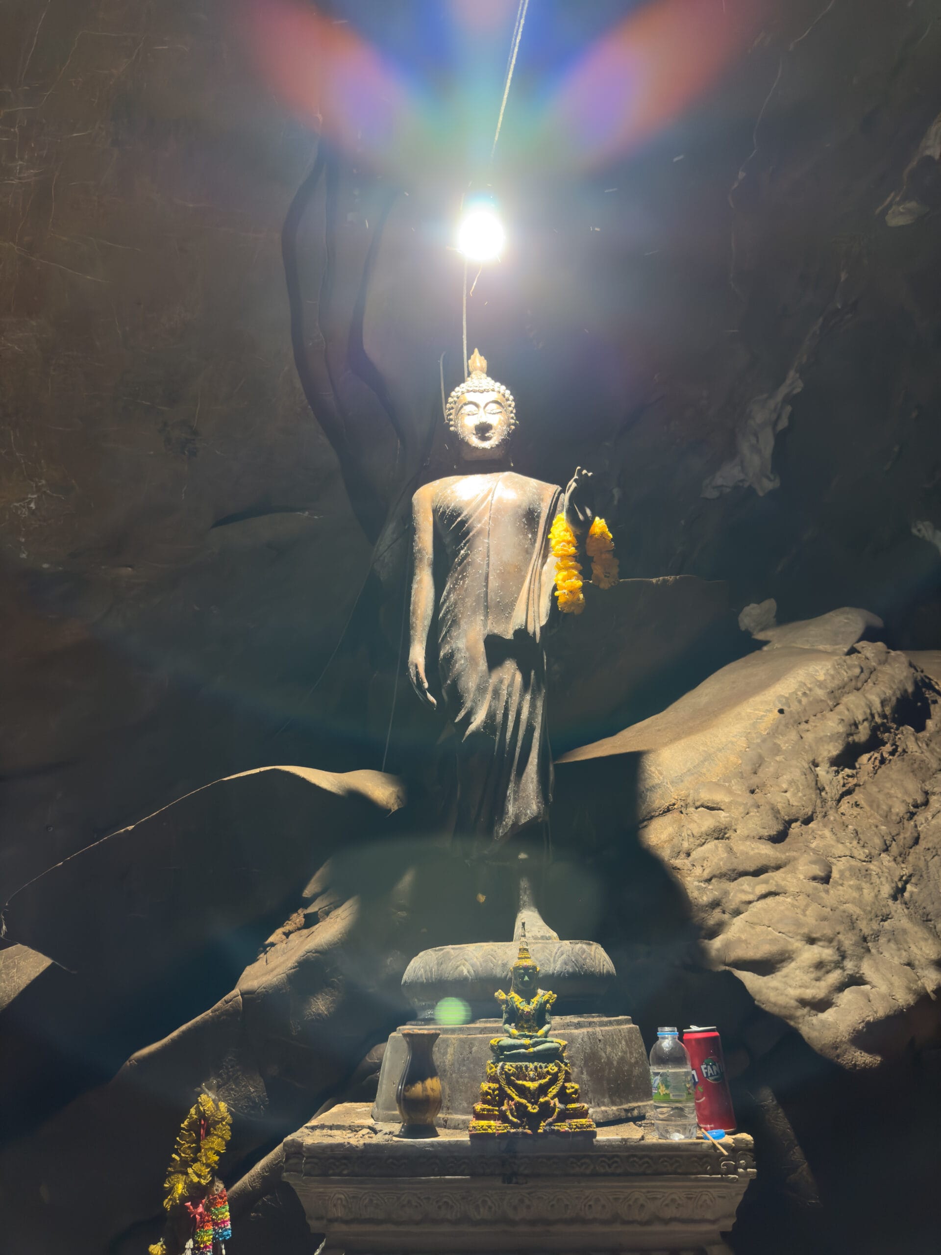 Buddha in cave trials