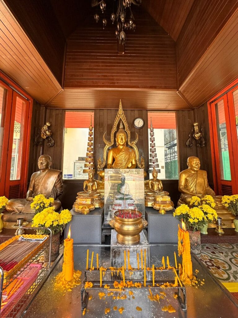 Shrine at Wat Mongkhon Nimit , Phuket with Resurgence Travel. 
