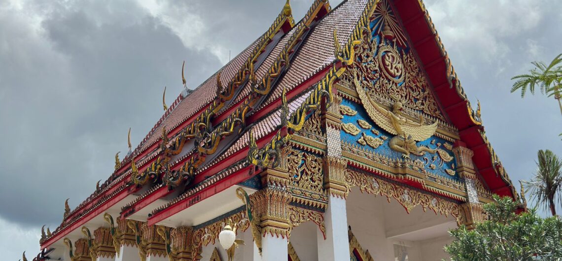 Ubosot or ordination hall Wat Mongkhon Nimit , Phuket