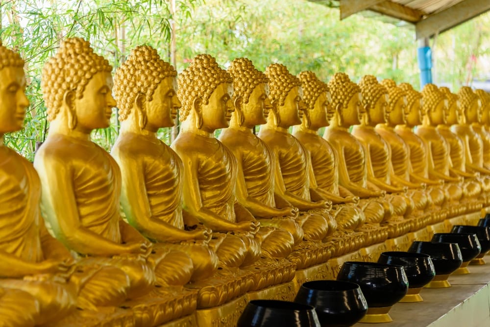 Golden Buddha images with Resurgence Travel